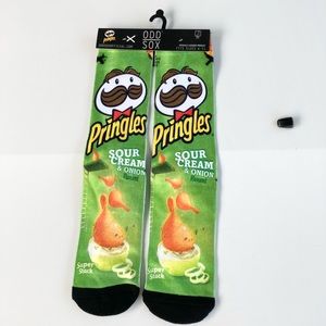 Odd Sox Sour Cream Pringles Crew Socks (size 6-11) - NEW